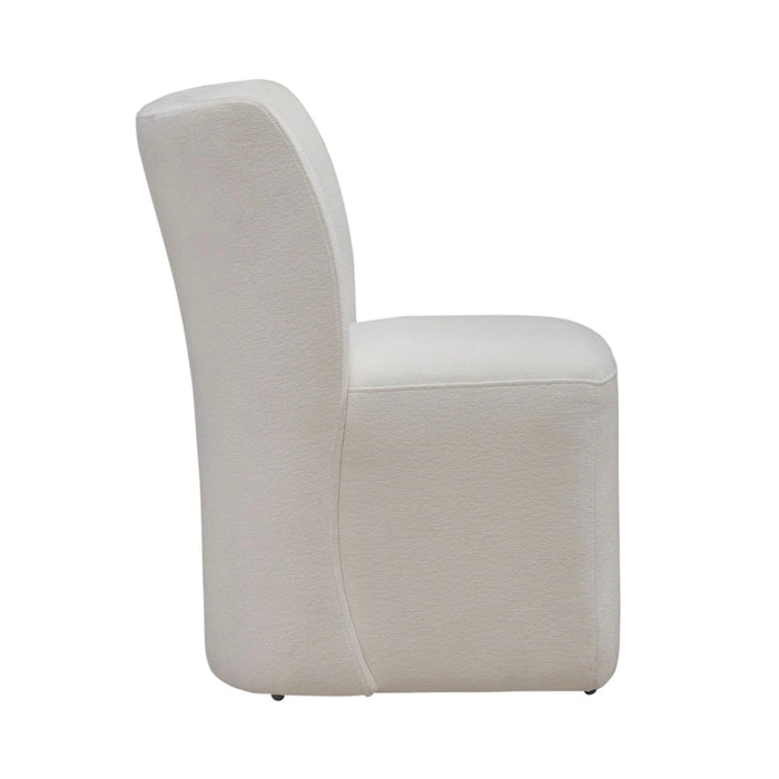 Accent Dining Accent Dining Chair w/ Casters - Ivory image
