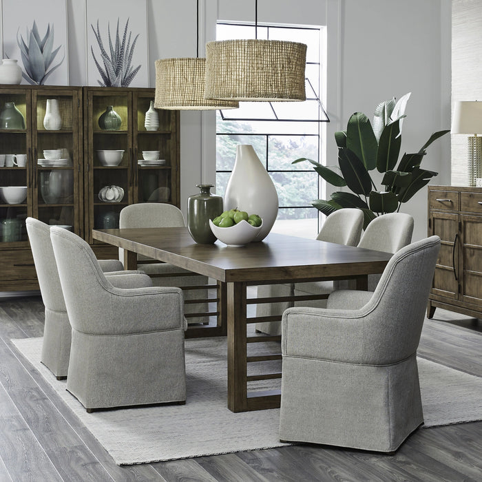Shaker Lakes 7 Piece Double Pedestal Table Set image