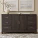 Modern Edge 2 Door 6 Drawer Dresser in Caffe image