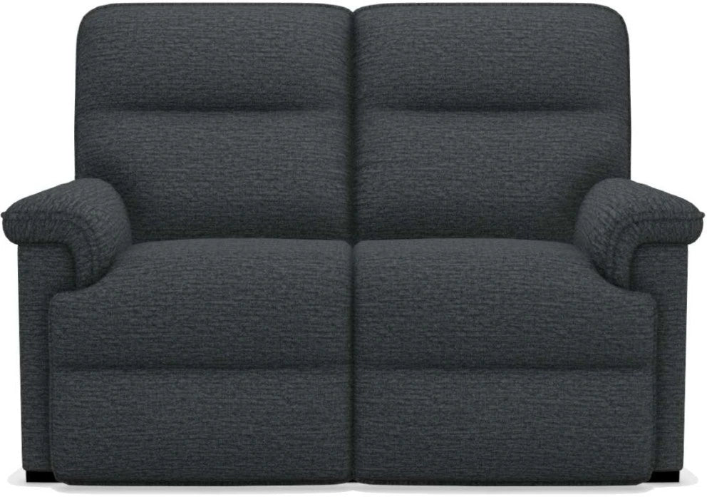 La-Z-Boy Jay La-Z-Time Denim Reclining Loveseat