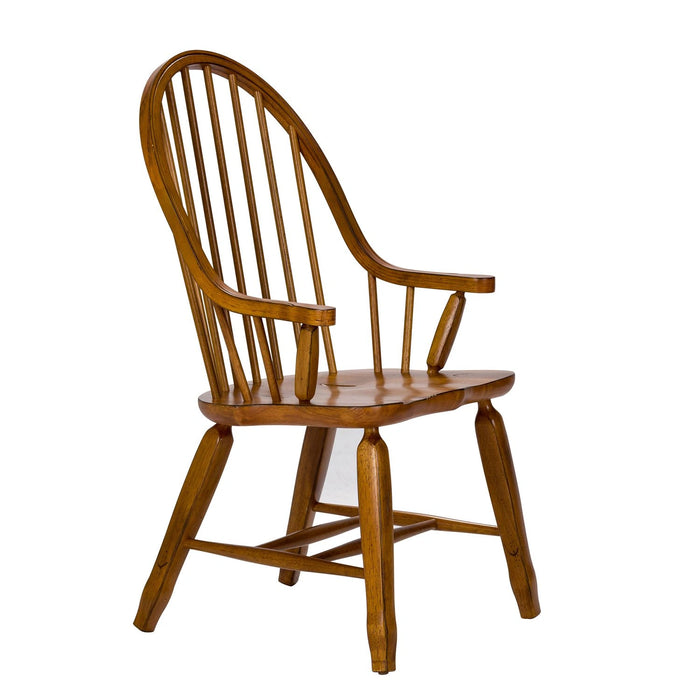 Treasures Bow Back Arm Chair - Oak image