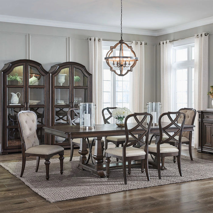 Provence Park Alt 7 Piece Trestle Table Set image