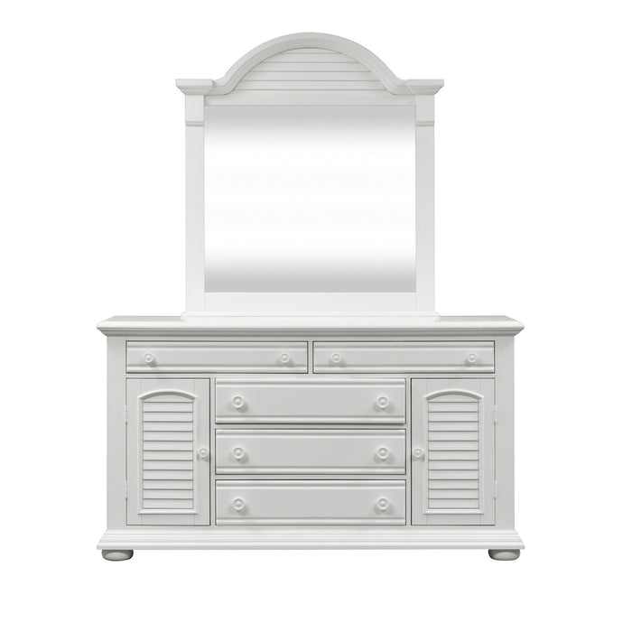 Summer House I Panel Bed, Dresser & Mirror image