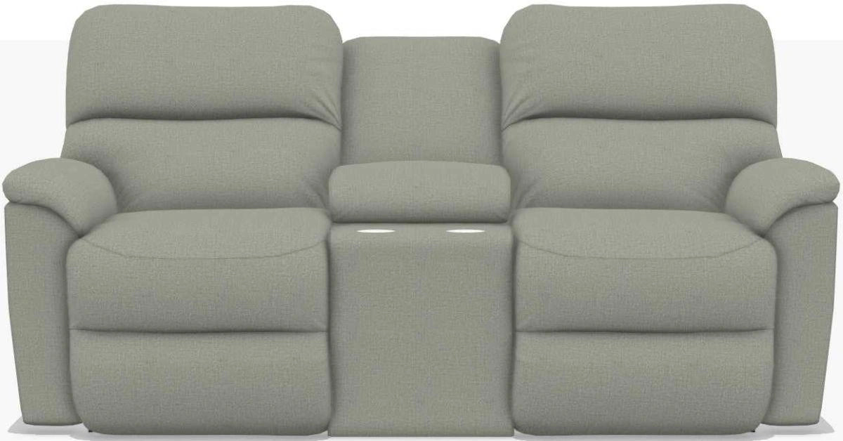 La-Z-Boy Brooks Tranquil Reclining Loveseat With Console