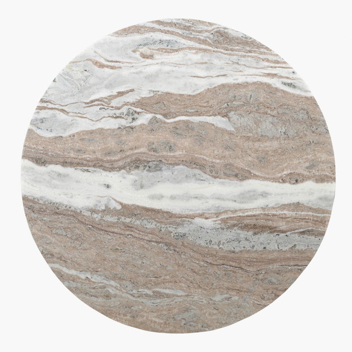 Kaleidoscope Round Pedestal Marble Table Top image