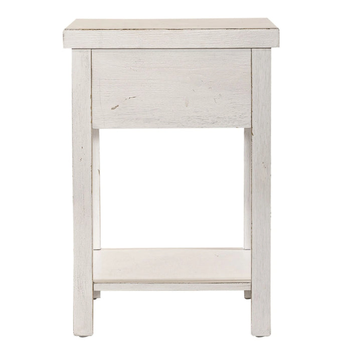 Modern Farmhouse Drawer Chair Side Table image