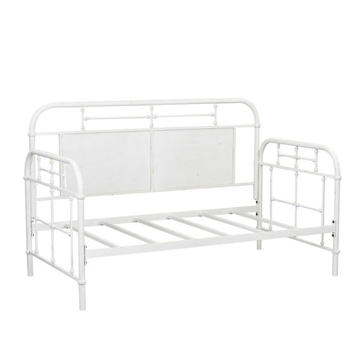 Liberty Furniture Vintage Series Twin Metal Bed in Antique White image