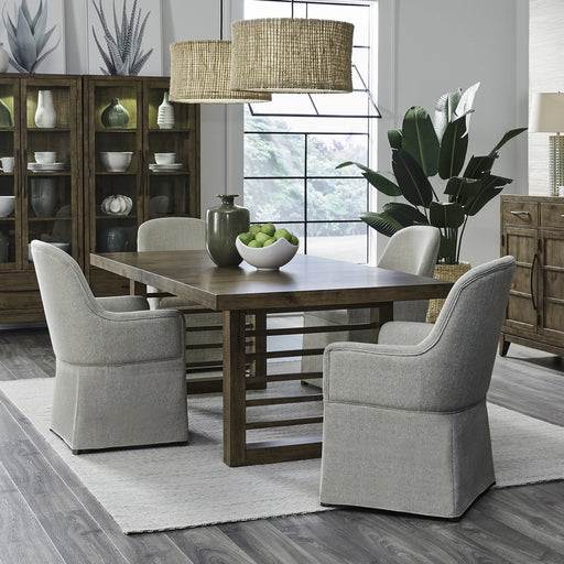 Shaker Lakes 5 Piece Double Pedestal Table Set image