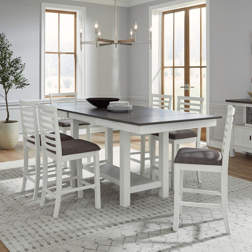 Brook Bay 7 Piece Gathering Trestle Table image