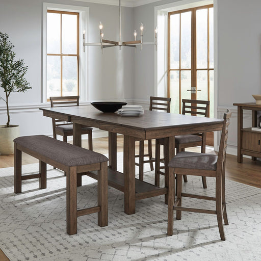 Brook Bay 6 Piece Gathering Trestle Table image