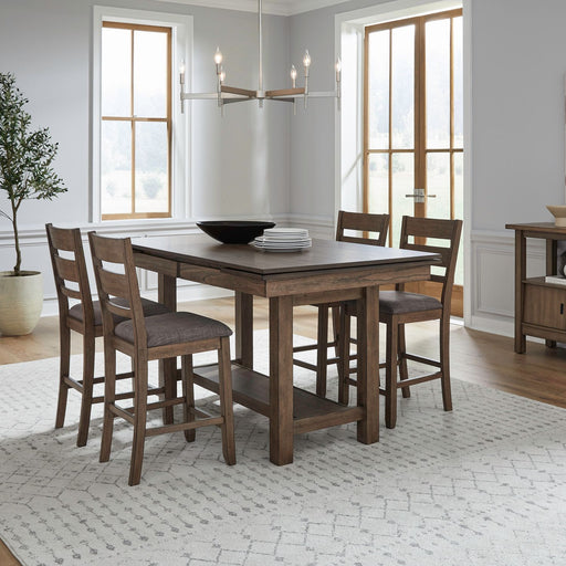 Brook Bay Opt 5 Piece Gathering Trestle Table image