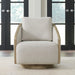 Nora Uph Swivel Accent Chair - Light Brown image