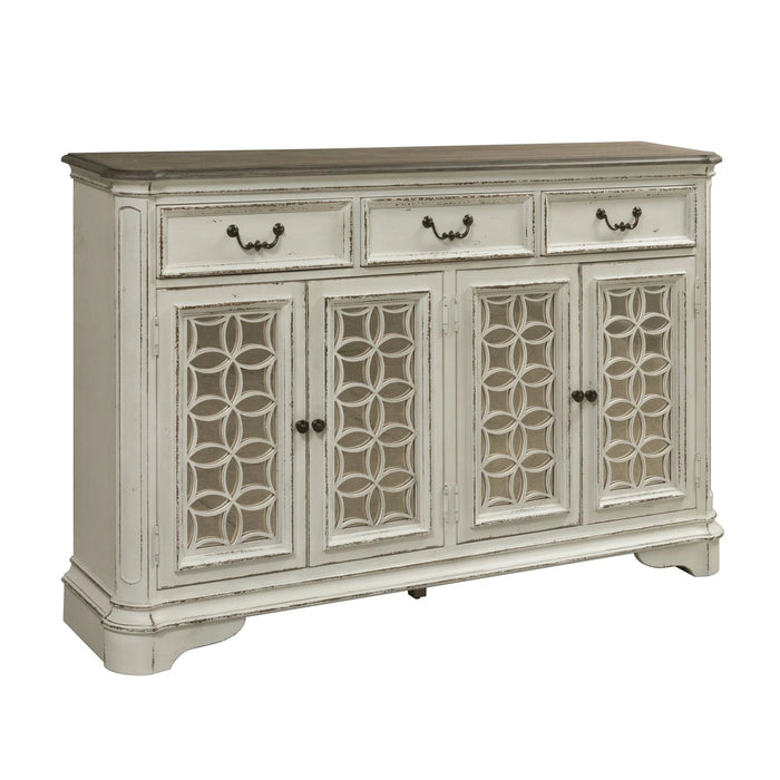 Magnolia Manor Hall Buffet in Antique White image