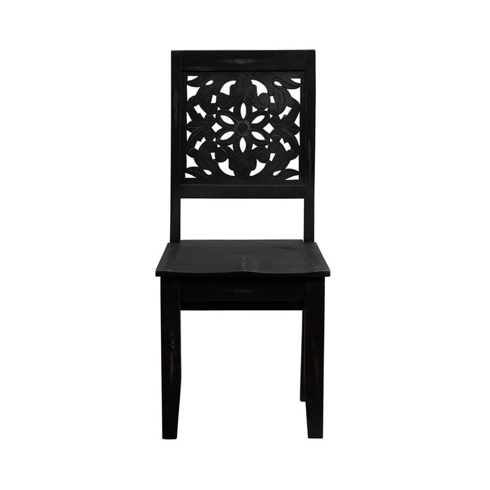 Liberty Furniture Trellis Lane Accent Chair in Black EST SHIP TIME APPX 4 WEEKS