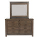 Thornwood Hills Bookcase Bed, Dresser & Mirror image