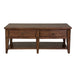 Liberty Furniture Lake House Cocktail Table in Rustic Brown Oak image