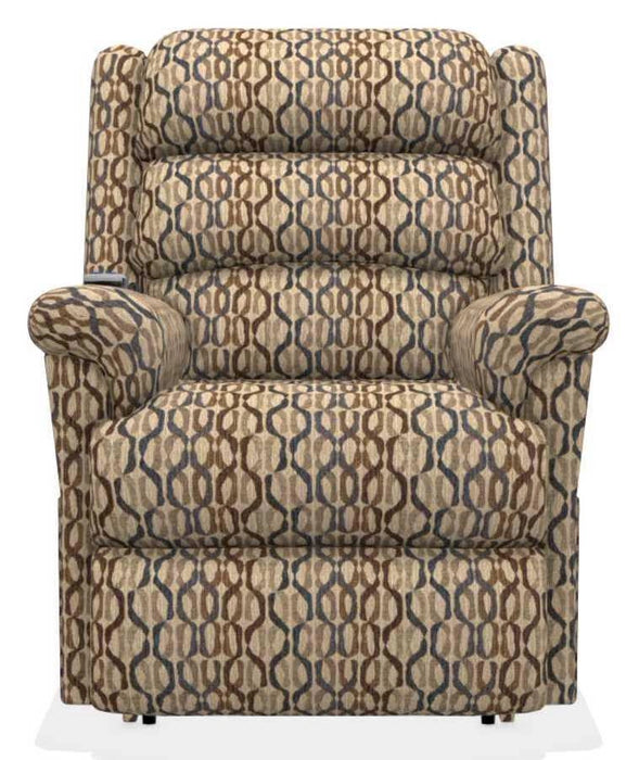 La-Z-Boy Astor Platinum Walnut Power Lift Recliner with Massage and Heat