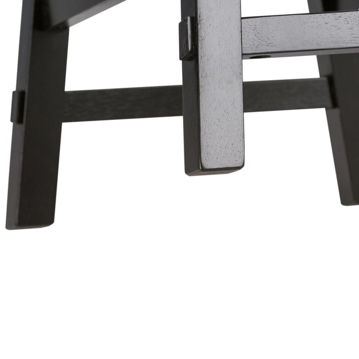Creations 24 Inch Sawhorse Counter Stool - Black (RTA) image