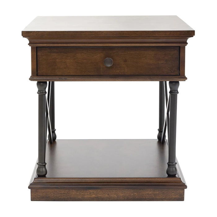 Tribeca End Table in Cordovian Brown image