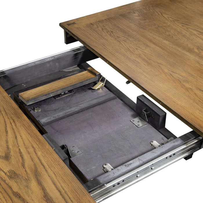 Santa Rosa II Rectangular Leg Table in Antique Honey image