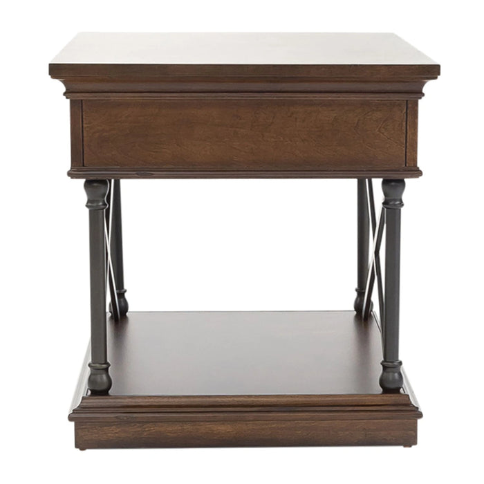Tribeca End Table in Cordovian Brown image