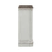 Magnolia Manor Accent Cabinet in Antique White & Weathered Bark EST SHIP TIME APPX 4 WEEKS image