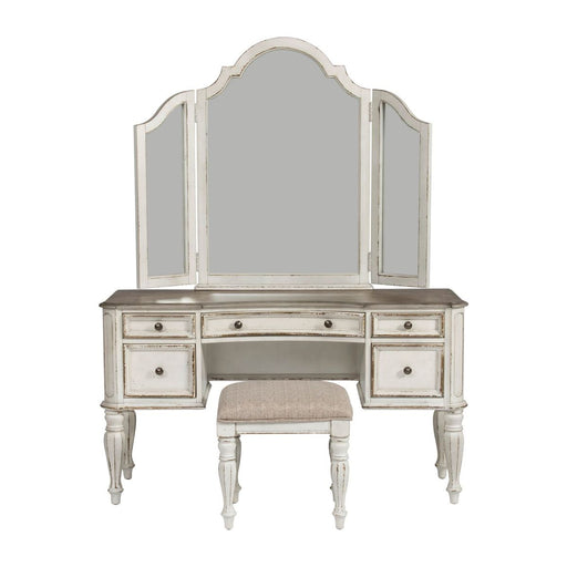 Liberty Magnolia Manor 3 Piece Vanity Set in Antique White 244-BR-VN image