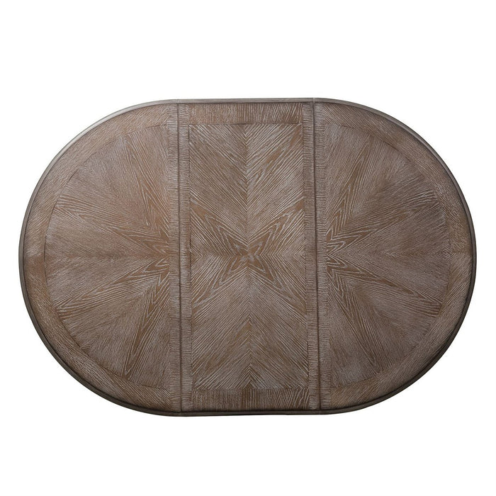 Liberty Furniture Magnolia Manor Round/Oval Pedestal Table in Antique White