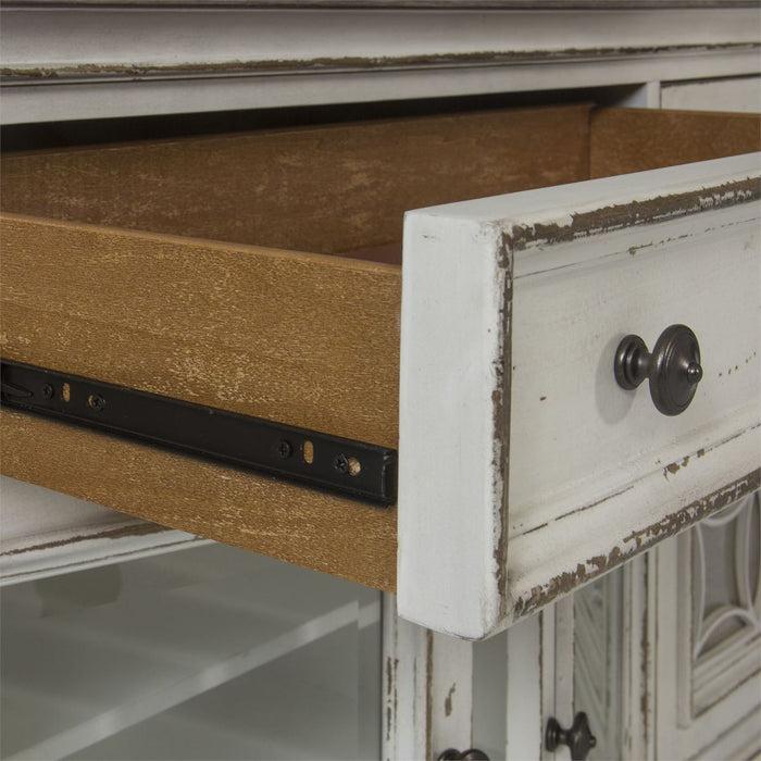 Liberty Magnolia Manor Entertainment TV Stand in Antique White