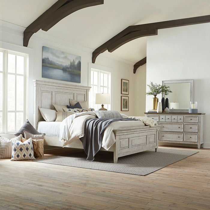 Heartland King Panel Bed, Dresser & Mirror image
