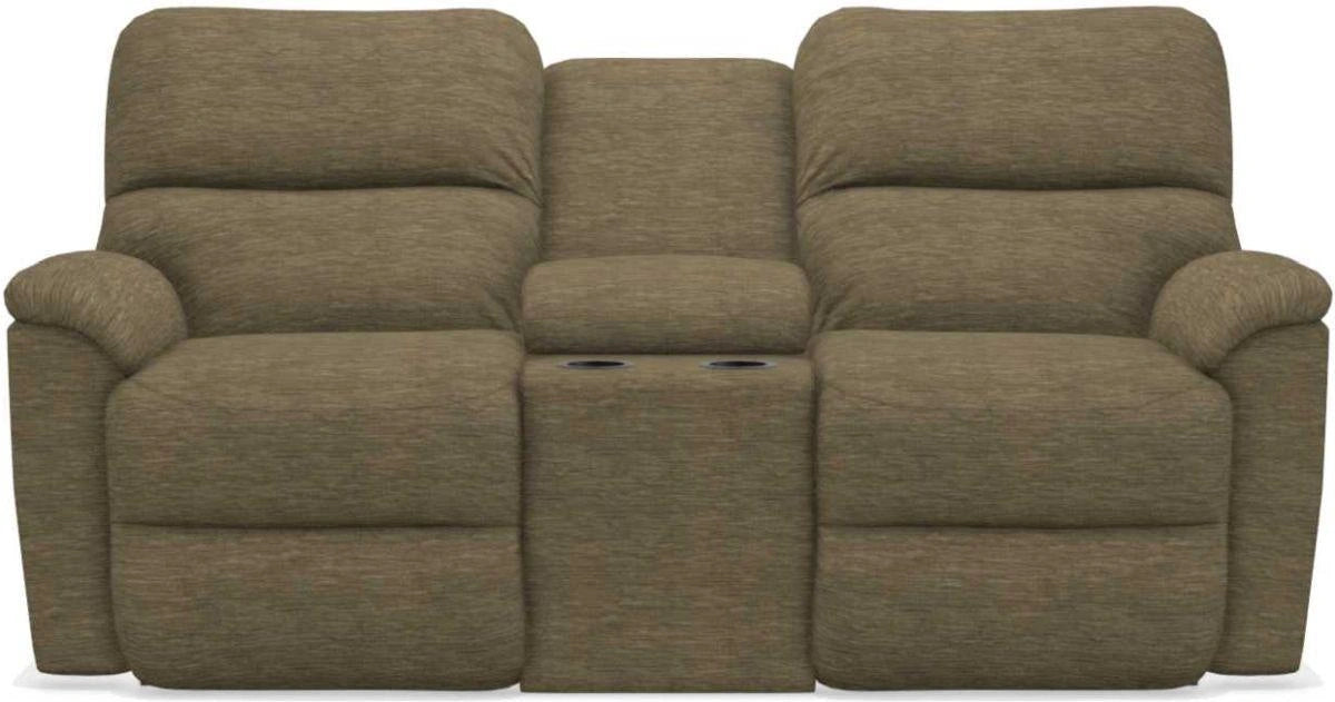La-Z-Boy Brooks Moss Power Reclining Loveseat With Console