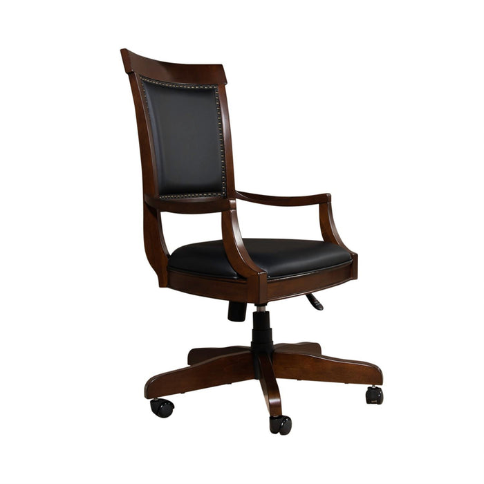 Brayton Manor Jr Executive Desk Chair (RTA) in Cognac