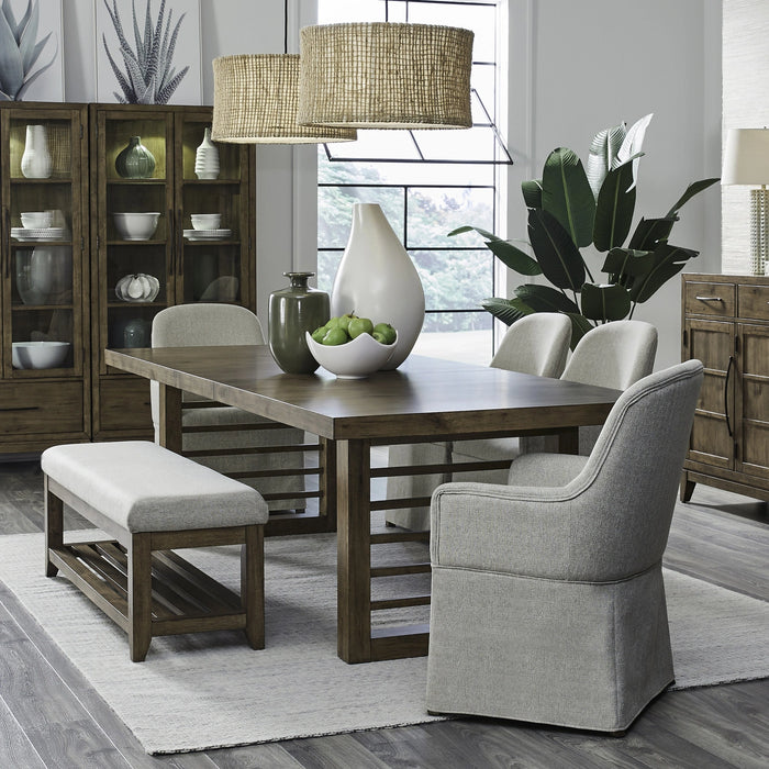 Shaker Lakes 6 Piece Double Pedestal Table Set image