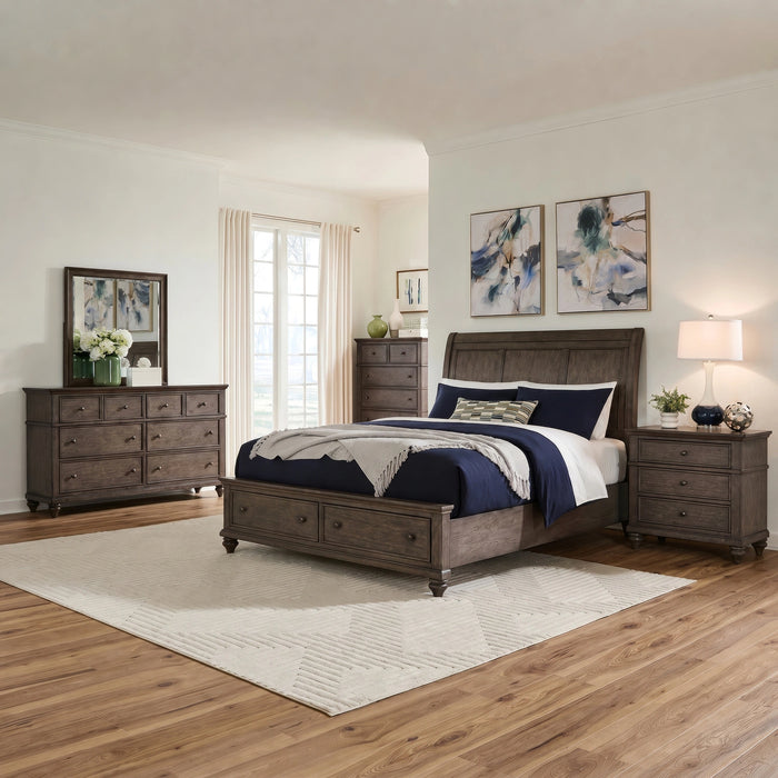 Twin Lakes Queen Storage Bed, Dresser & Mirror, Chest, Night Stand image