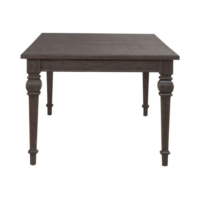 Paradise Valley Rectangular Leg Table in Saddle Brown