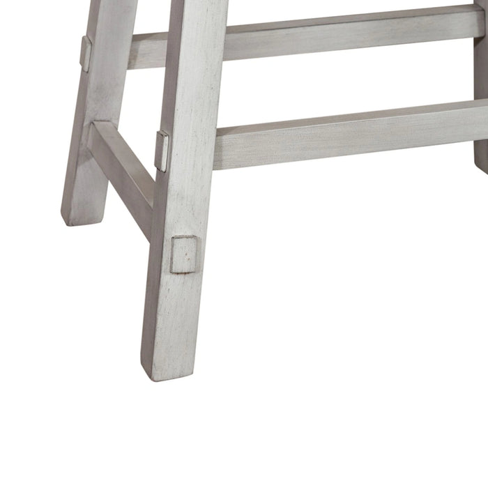 Creations 24 Inch Sawhorse Counter Stool - White image