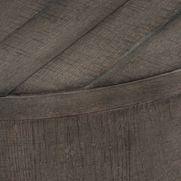 Modern Farmhouse Drum Cocktail Table image