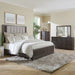 Modern Edge King Uph Bed, Dresser & Mirror, Chest image