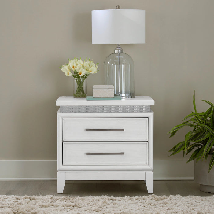 Reflections Nightstand w/ Lights and Charging Station image