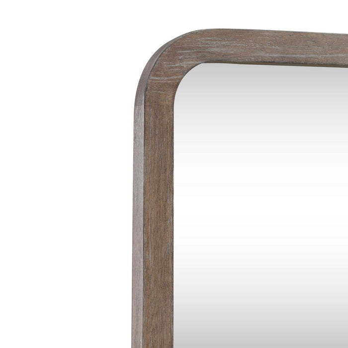 Liberty Furniture South Bend Landscape Mirror in Burnished Clay