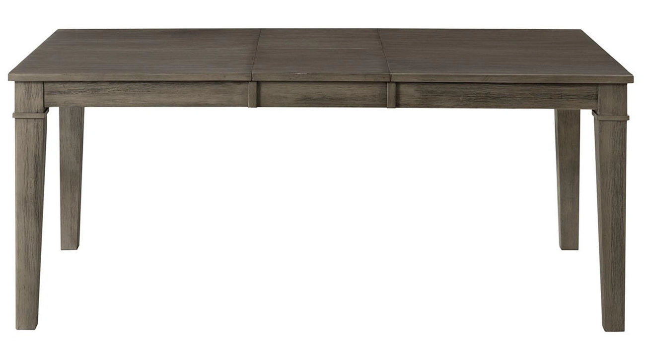 A-America Furniture Huron Leg Table in Distressed Gray