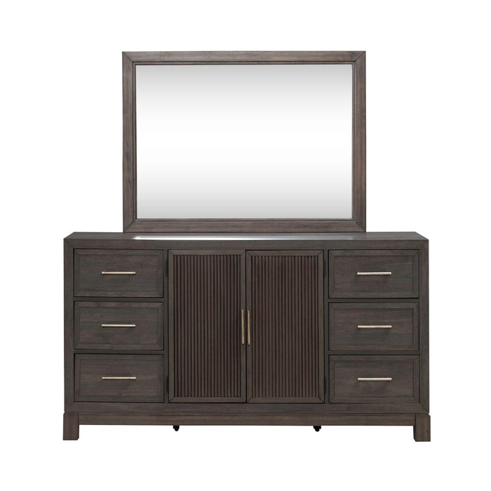 Modern Edge Dresser & Mirror