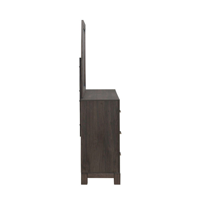Modern Edge Dresser & Mirror