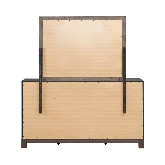 Modern Edge Dresser & Mirror