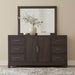 Modern Edge Dresser & Mirror image