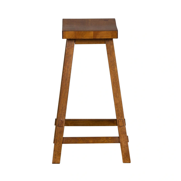 Creations 24 Inch Sawhorse Counter Stool - Tobacco (RTA) image