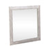 River Place Mirror in Riverstone White and Tobacco image