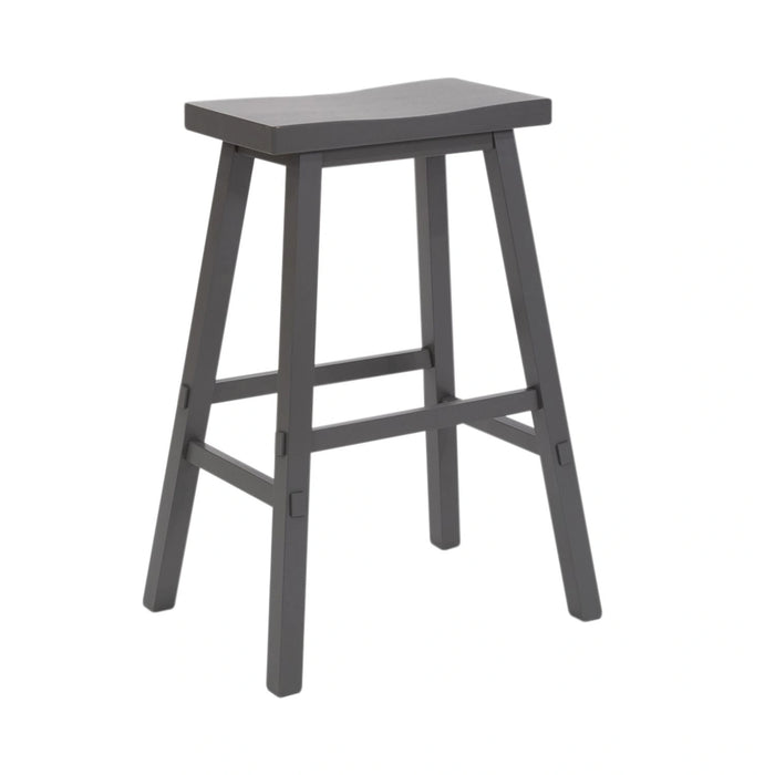 Creations 24 Inch Sawhorse Counter Stool- Gray image