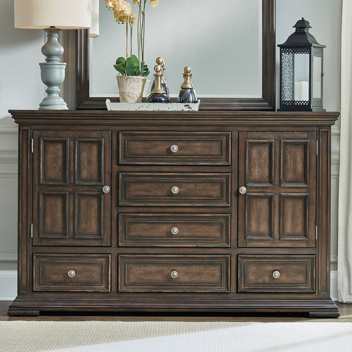 Big Valley 2 Door 6 Drawer Dresser image