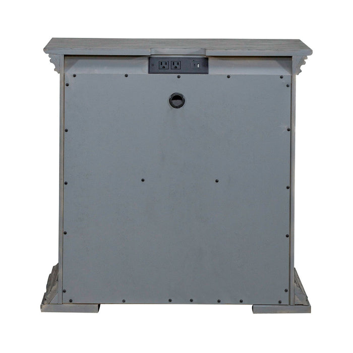 Big Valley 2 Drawer Night Stand w/ Charging Station